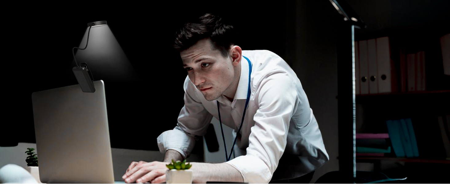 Ліхтарик для читання LQWELL на шию, LED, 3 кольори/яскравості, гнучкий, акумуляторний, для читання, рукоділля (чорний, комплект 3 шт)