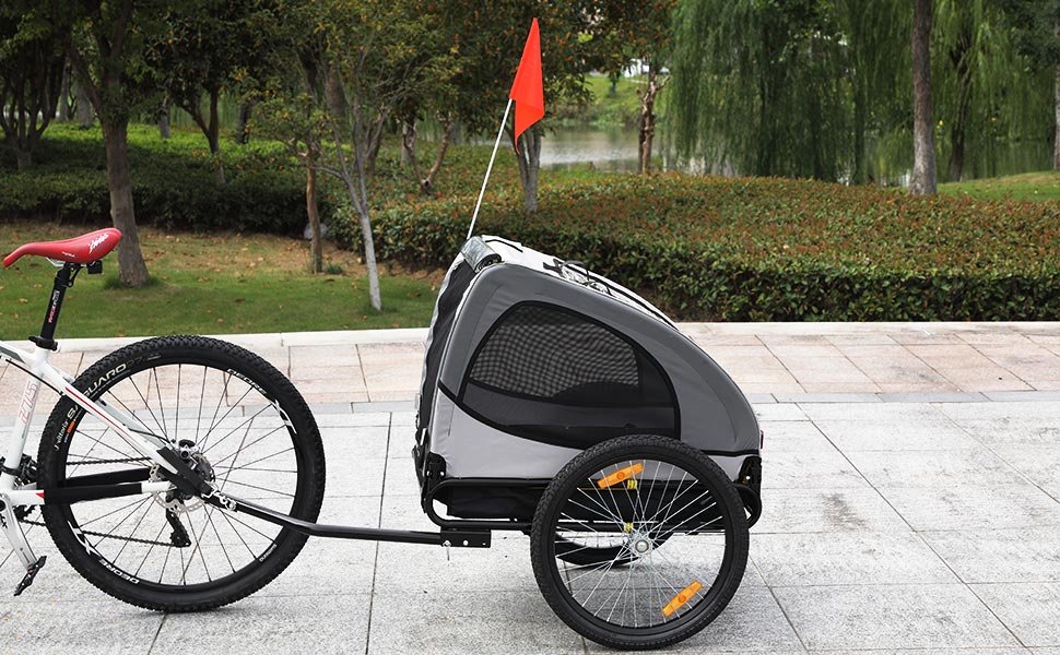 Фahrradanhänger Zoomundo Buddy для собак, тюркіс (транспортування собак)