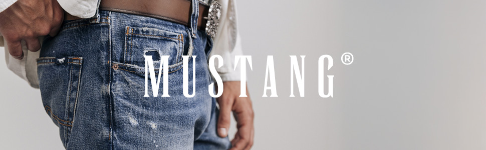 Джинси чоловічі MUSTANG Michigan Straight, темно-сині, 40W 32L