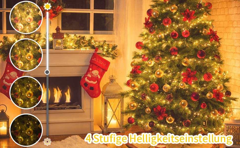 Льо́хка гірлянда 1400 LED для дому та саду: 8 режимів, пульт, таймер, вологостійка, тепле світло, для декору вечірок, свят, ялинки