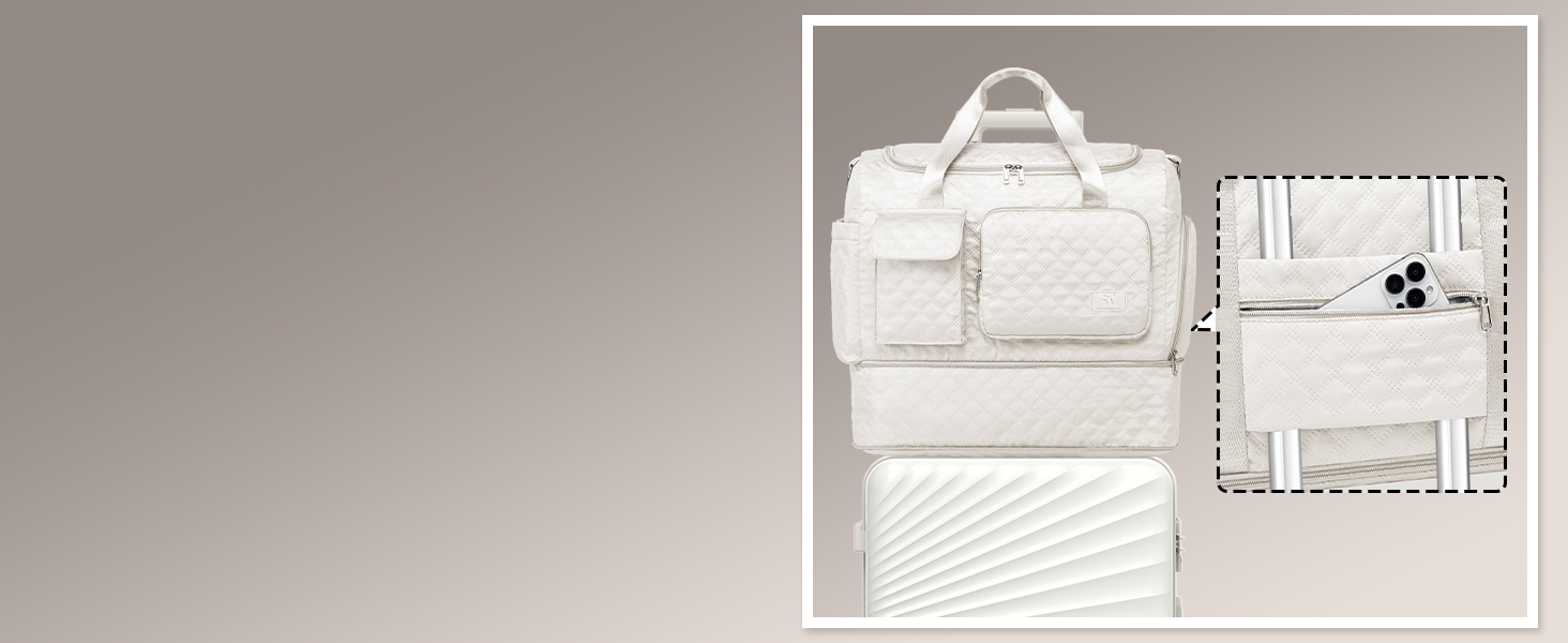 Набір валіз Joyway 6шт з TSA-замком, 4 колеса, зелений (білий), включає багатофункціональну сумку та кулькову сумку