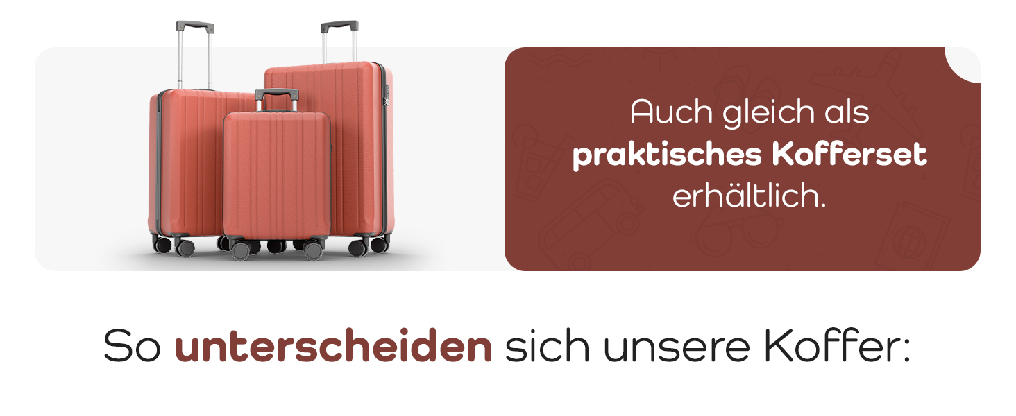 Чемодан великий 100L з TSA замком, жорсткий корпус, подвійні колеса, валіза на колесах (77см, теракотовий)