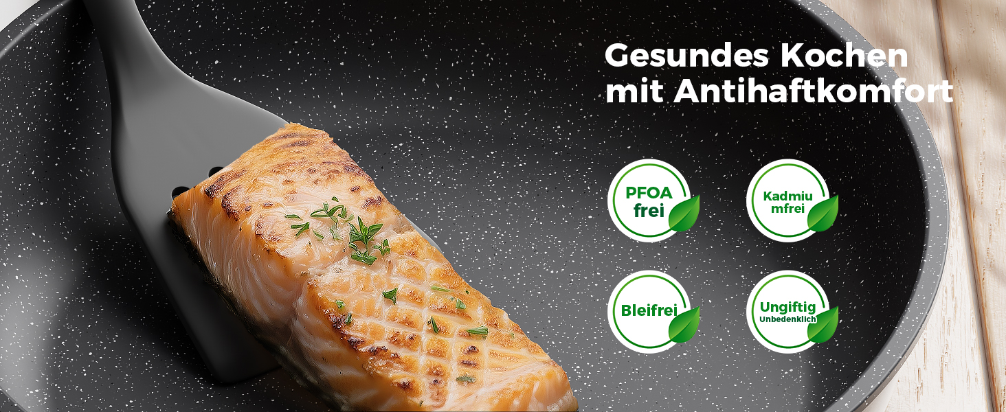 Набір каструль YASHE 20 предметів з антипригарним покриттям, знімні ручки, для індукційних плит, сумісний з духовкою до 230°C, можна мити в посудомийній машині, стійкий, ідеальний для сімей, сірий