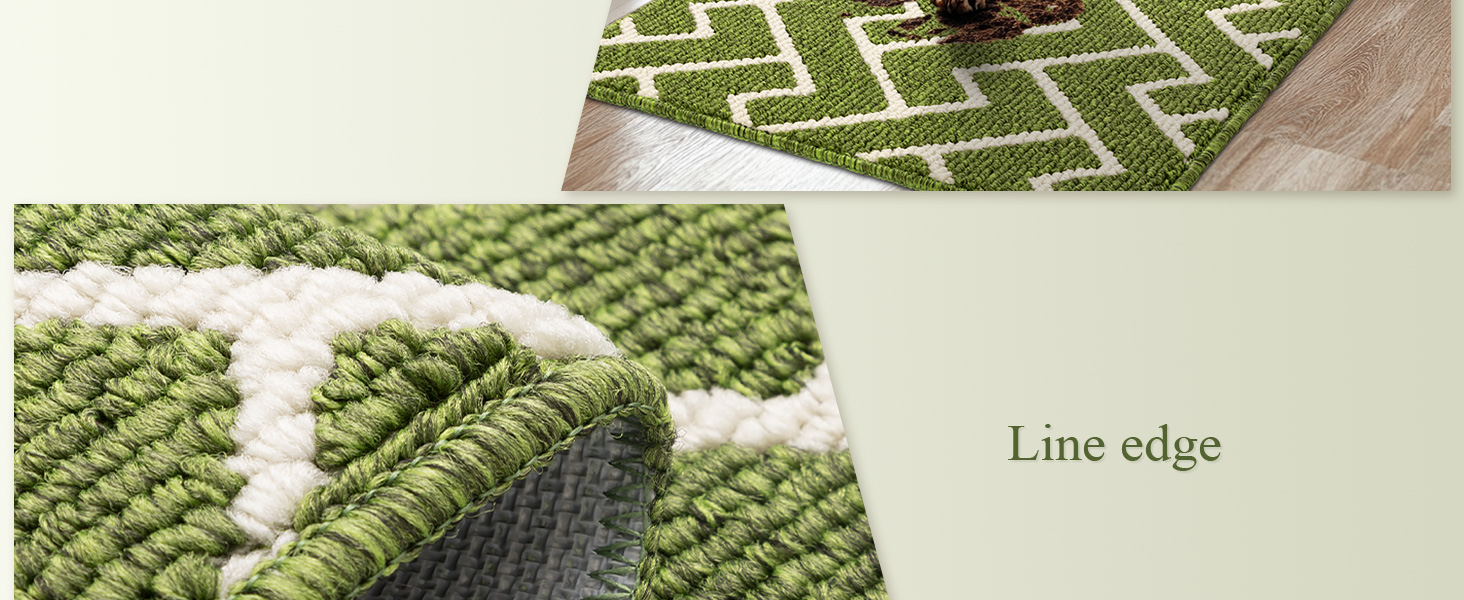 Килимок для дому чорного кольору 50 x 80 см, вологостійкий, антиковзаючий. Підходить для входу, коридору, саду, дому, тварин.