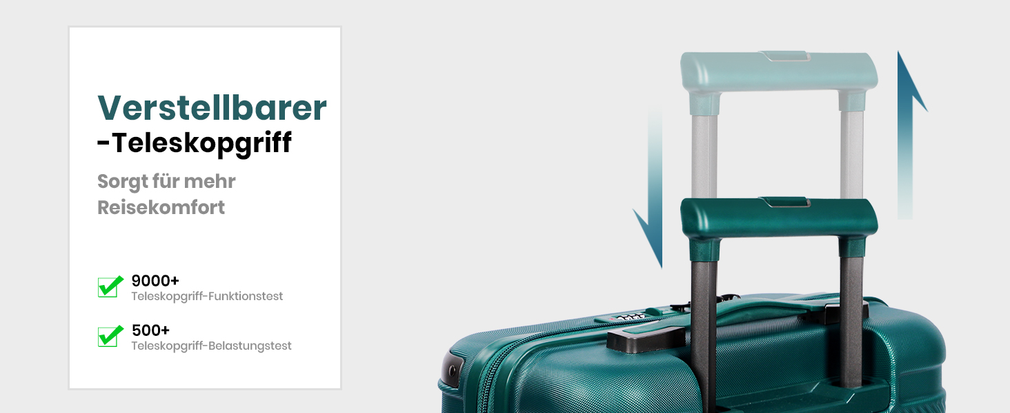 Набір валіз Tavoxda 3 шт. з TSA-замком, великі, для жінок та чоловіків, зелені