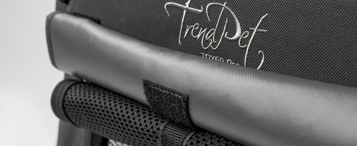 TrendPet TPX-Pro: Легка складана переноска для собак з алюмінієвим каркасом (сіра, 50x35x35 см)