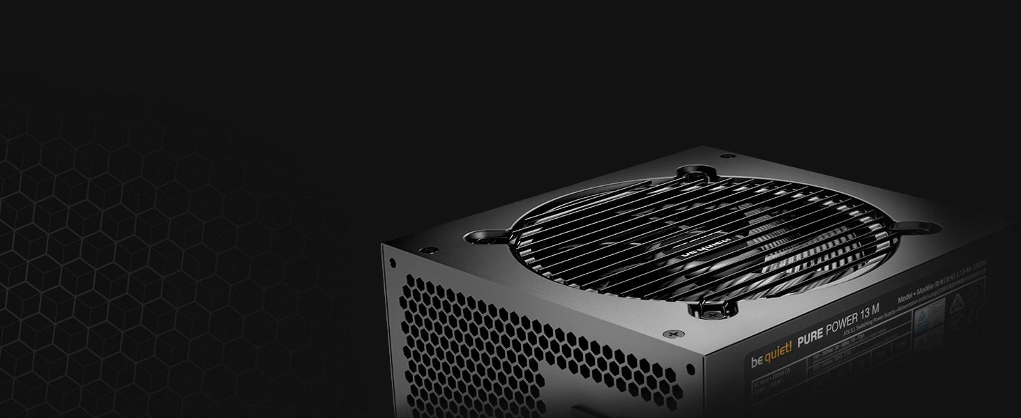 Блок живлення be quiet! Pure Power 13 M 1200W, ATX 3.1, 80+ Gold, повністю модульний