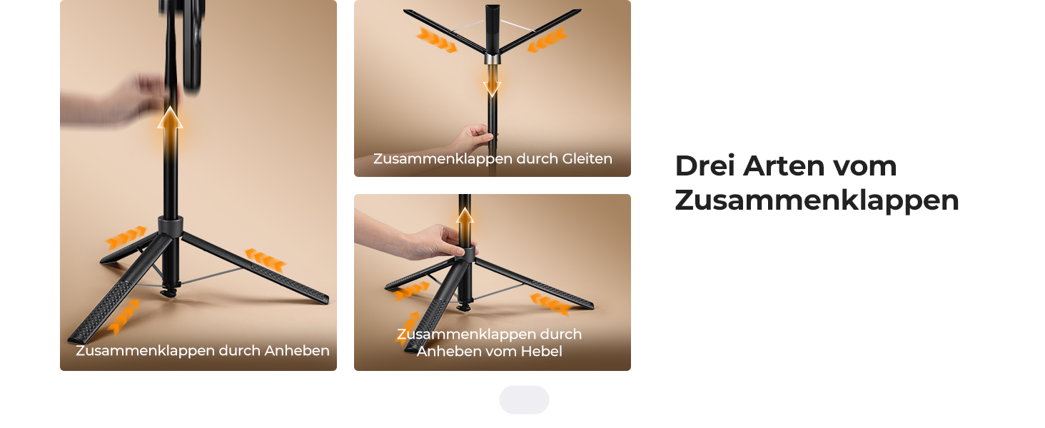 Штатив K&F Concept Smart Series з кільцевою світлодіодною лампою, 1.8 м, алюмінієвий, з функцією відстеження обличчя, сумісний з iPhone/Samsung/Android та DJI/Insta Sport Cameras