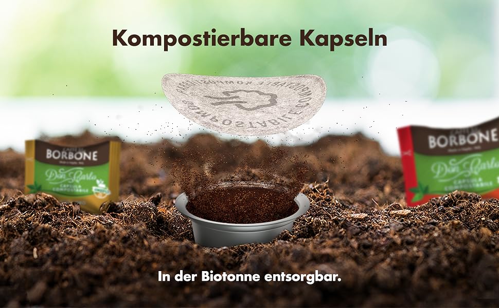 Капсульна кава Caffè Borbone Don Carlo Blaue Mischung (Синя суміш), сумісна з Lavazza A Modo Mio, 100 капсул для домашніх еспресомашин