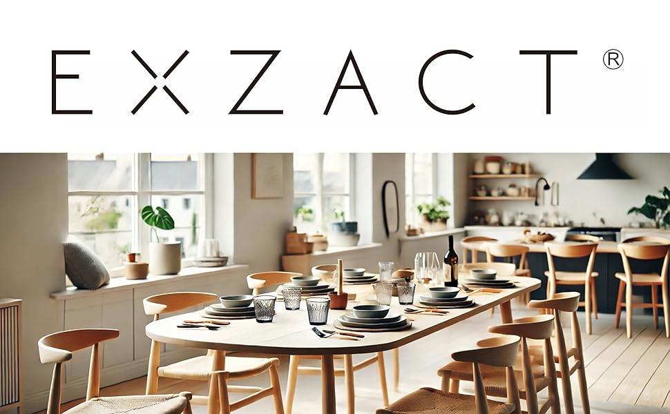 Набір столових приборів EXZACT 24 шт. – нержавіюча сталь, кольорові пластикові ручки, 6 виделок, 6 ножів, 6 столових ложок, 6 чайних ложок