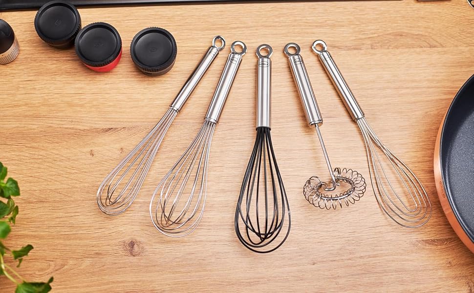 Віночок кухонний RÖSLE для соусів та невеликих порцій, нержавіюча сталь 18/10, 27 см, сріблястий