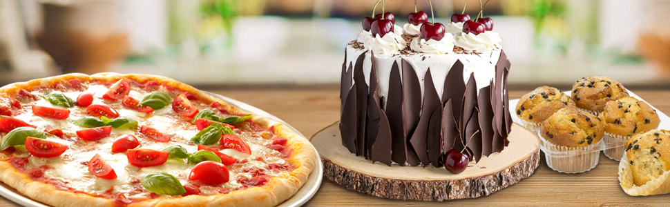 ORBLUE Набір з 2 теігоберів для тіста з нержавіючої сталі та дерев'яною ручкою, 33 см – аксесуари для випічки, підходять для тіста для хліба, піци та випічки