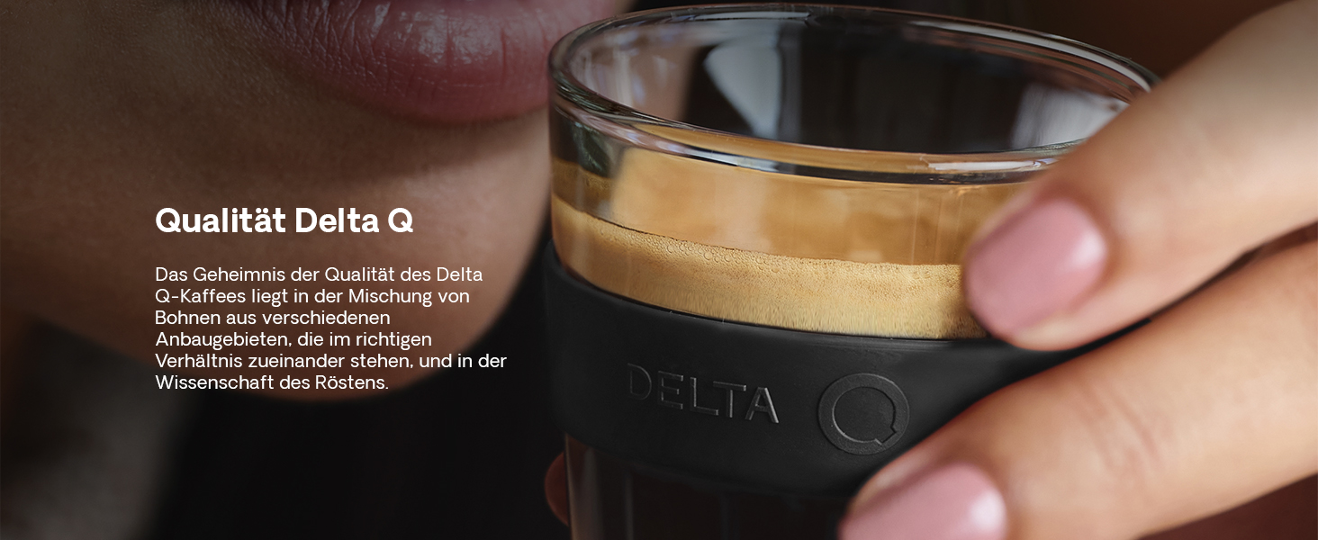 Кавові капсули Delta Q AQtivus, мелена кава для кавомашин Delta Q, інтенсивність 8, смак з нотками горіхів та фруктів, 100 капсул