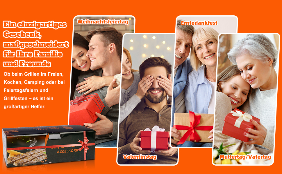 Набір аксесуарів для грилю JUAUO 27TLG: Тепаньякі, прес для бургерів, щипці, сумка, нержавіюча сталь (27 шт.)