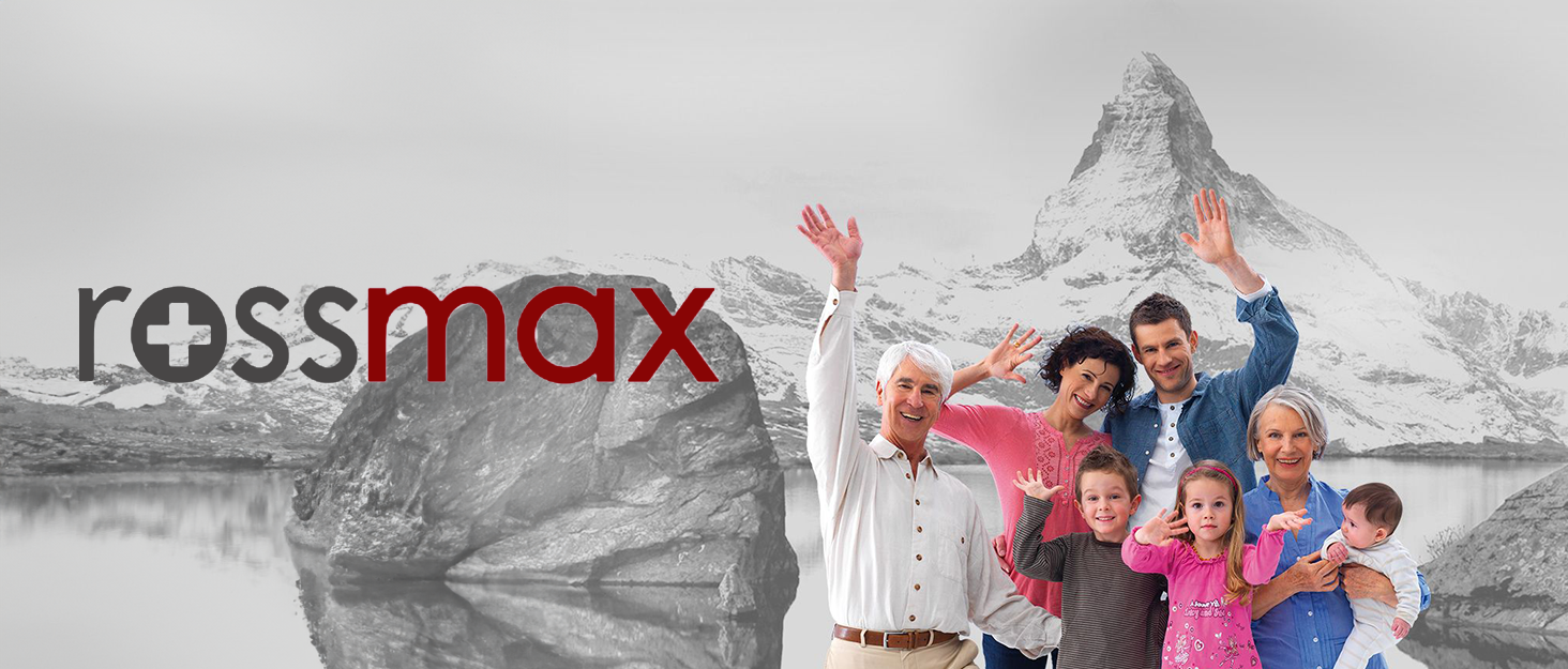 Тонометр ROSSMAX X5 BT з Bluetooth – вимірювання на плечі, автоматичний, клінічно перевірений. Виявлення AFib та PC, LCD-дисплей.