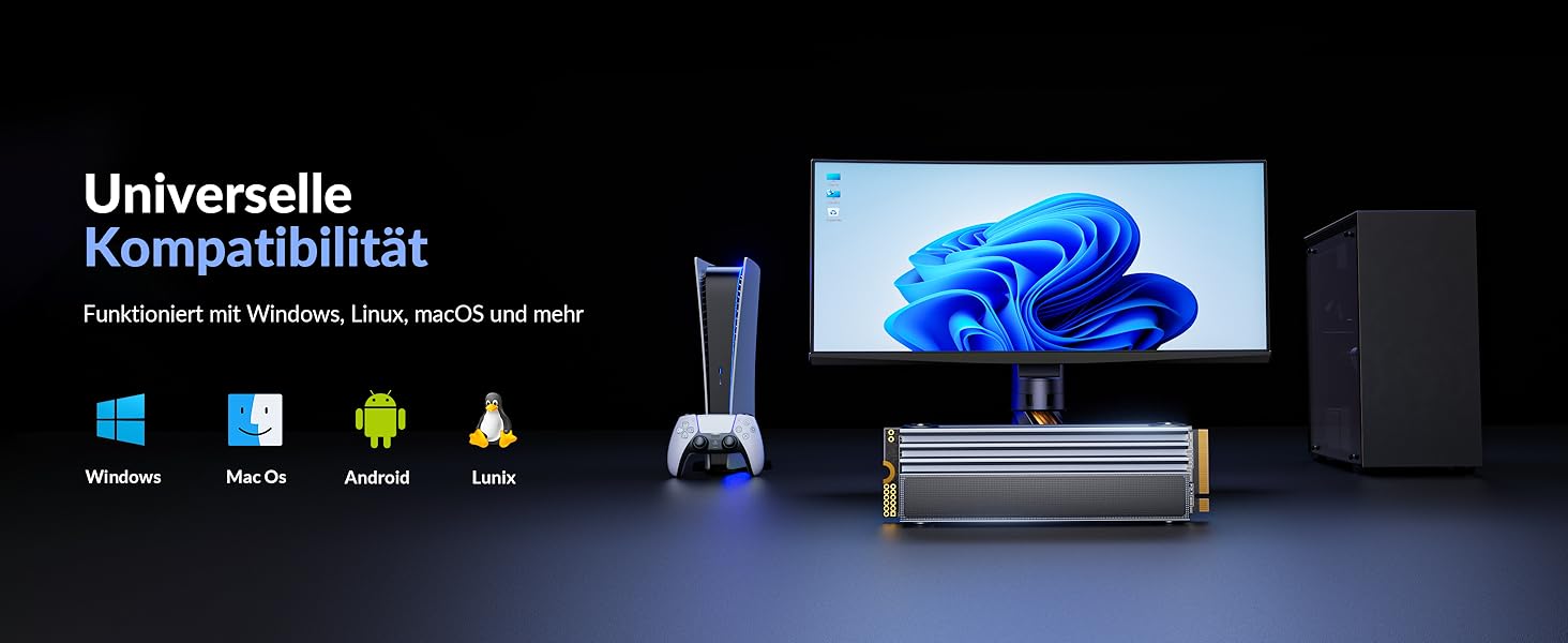 SSD iDsonix NVMe M.2 PCIe 4.0 1TB (7300 МБ/с, 5000 МБ/с) для ПК, ігор та відеомонтажу