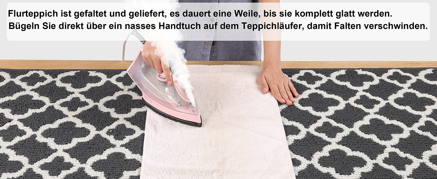 Килимок для підлоги SHACOS, антиковзаючий, для кухні, вітальні, передпокою, 50x150 см (60x300 см), темно-сірий