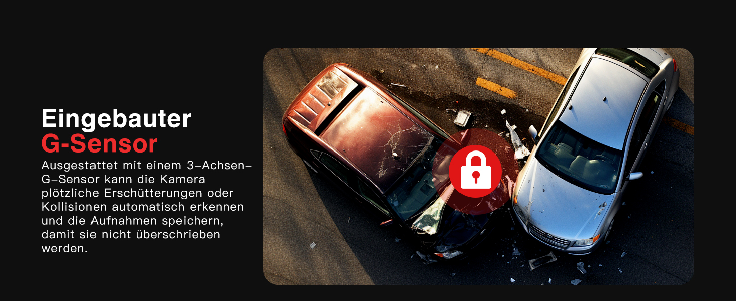 Відеореєстратор Jzones з GPS, WiFi, 4K+1080P, потрійна камера (передня, задня, внутрішня), 64GB SD, G-сенсор, нічне бачення, паркувальний режим, керування через додаток