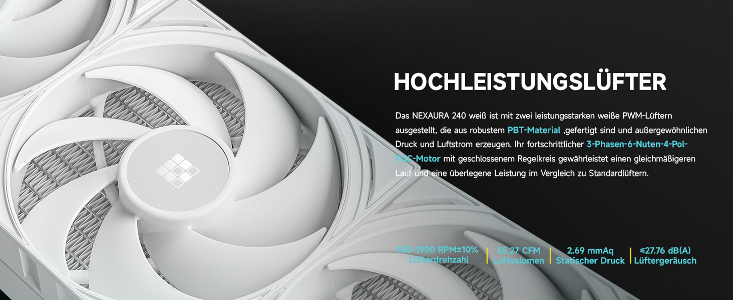 Система водяного охолодження CPU Sudokoo NEXAURA 240: 360мм AIO з 3 вентиляторами PWM ARGB, тиха помпа 2500-3600 RPM, підтримка Intel LGA 1851/1700/1200/115X, AMD AM5/AM4, TDP 300W