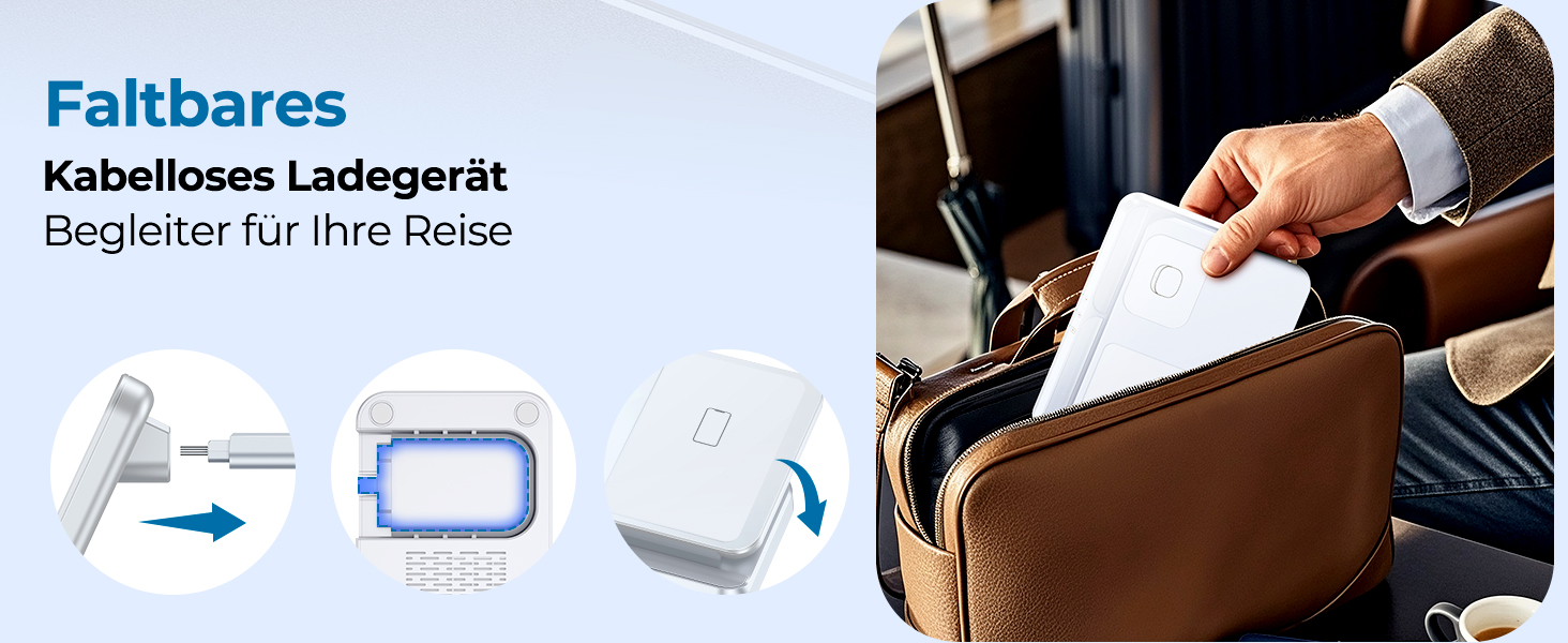 Бездротова зарядка EGV 3-в-1 для Samsung Galaxy S25 Ultra/S24/S23, Z Fold/Flip 7/6, Buds, Watch Ultra/8/7 - без адаптера