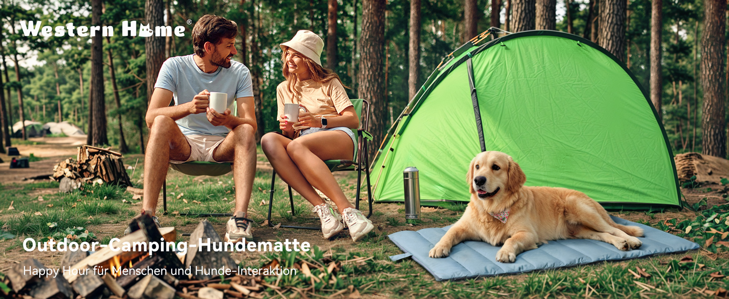 Водонепроникний килимок для собак Western Home: зручний, портативний, 110x68 см (Блакитний)