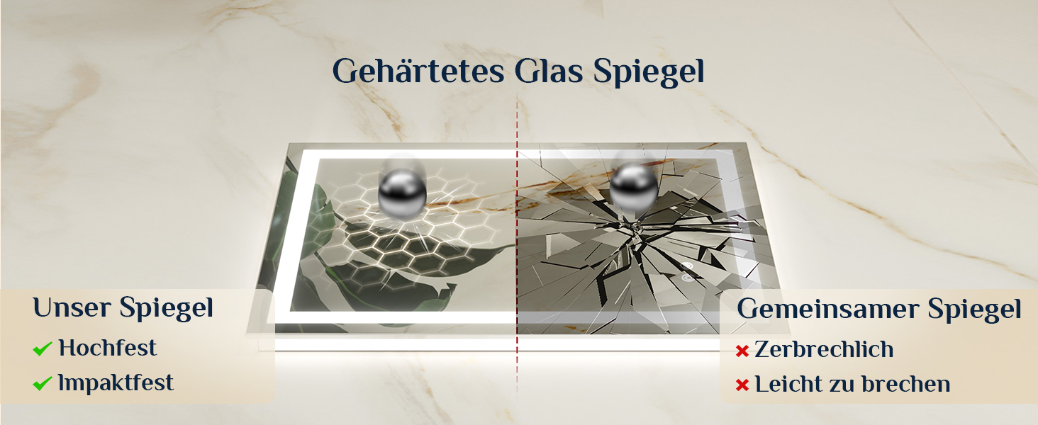 Дзеркало для ванної кімнати Keonjinn з підсвічуванням, чорний металевий каркас 60x80 см, антизапітніння, LED, сенсорне управління, 3 кольори світла, регулювання яскравості, функція пам'яті, настінне дзеркало