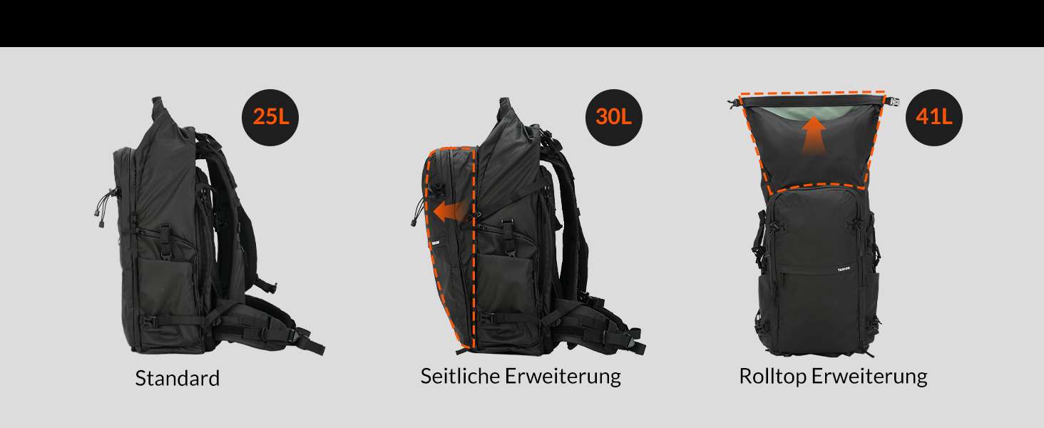 Рюкзак для фотоапарата TARION: водонепроникний, 35L, з відділенням для 16