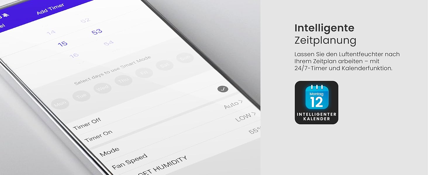 Про Бріз - Вологопоглинач повітря 25л/добу, 30 м², 4 режими, таймер, Smart App - від вологи та плісняви