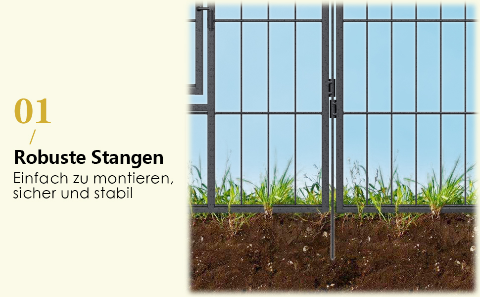 Металевий вольєр для цуценят та собак, забіг з 12 секцій, висота 60 см