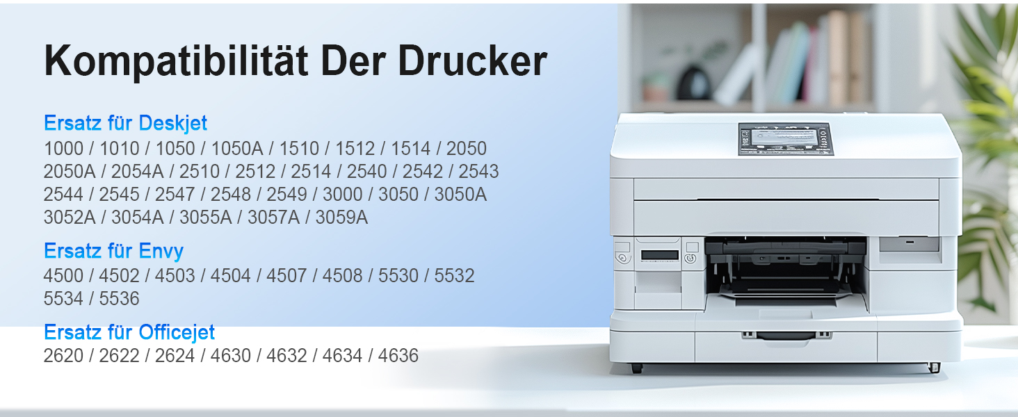 Комплект картриджів VVQV 301 XL (чорний, кольоровий) для принтерів HP DeskJet 2540, 1510, Envy 4500, 5530, OfficeJet 4630, 2620