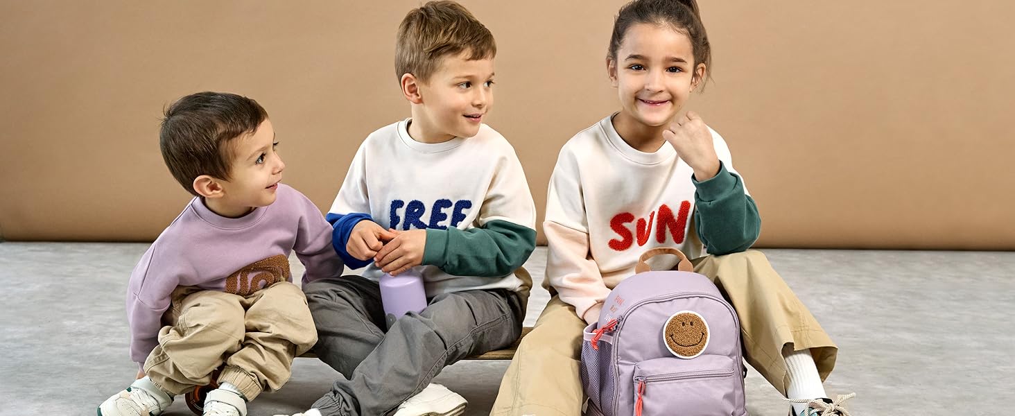 Дитячий рюкзак LÄSSIG з нагрудним ремінцем: ідеальний для садочка та школи, 6,5 л, від 3 років