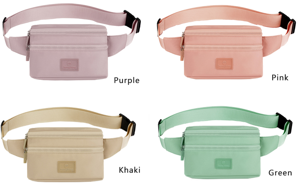 Поясна сумка на пояс для жінок та чоловіків, спортивна, водовідштовхувальна, чорна