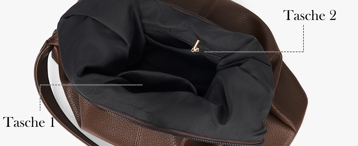 Сумка GSenhui Hobo з м'якої шкіри: вінтажна жіноча сумка-тоут на плече, однотонна, колір кава