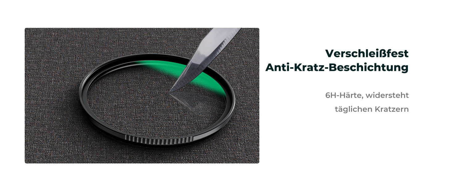 Набір фільтрів K&F Concept Nano X-Serie 58mm: поляризаційний фільтр, UV-фільтр, кришки об'єктива (2 шт.), серветки для чищення (3 шт.)