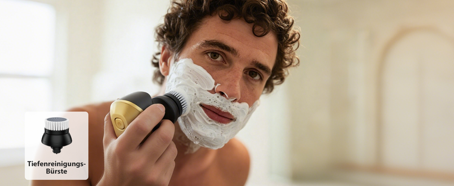 Машинка для стрижки волосся чоловіча електрична 5-в-1 Titan (Gold) IPX7, USB-C, LED-дисплей