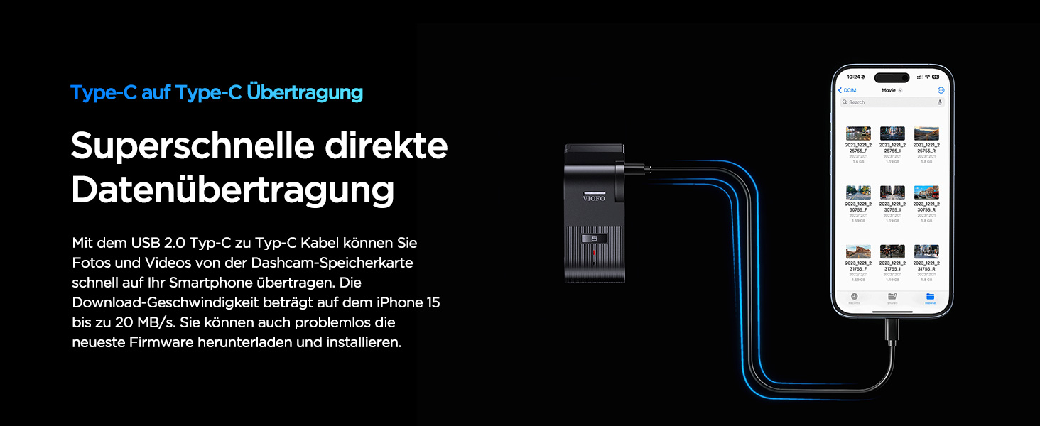 VIOFO VS1 2K Mini Dash Cam: Автомобільний відеореєстратор з GPS, HDR, Wi-Fi, 32GB, STARVIS 2 Sensor