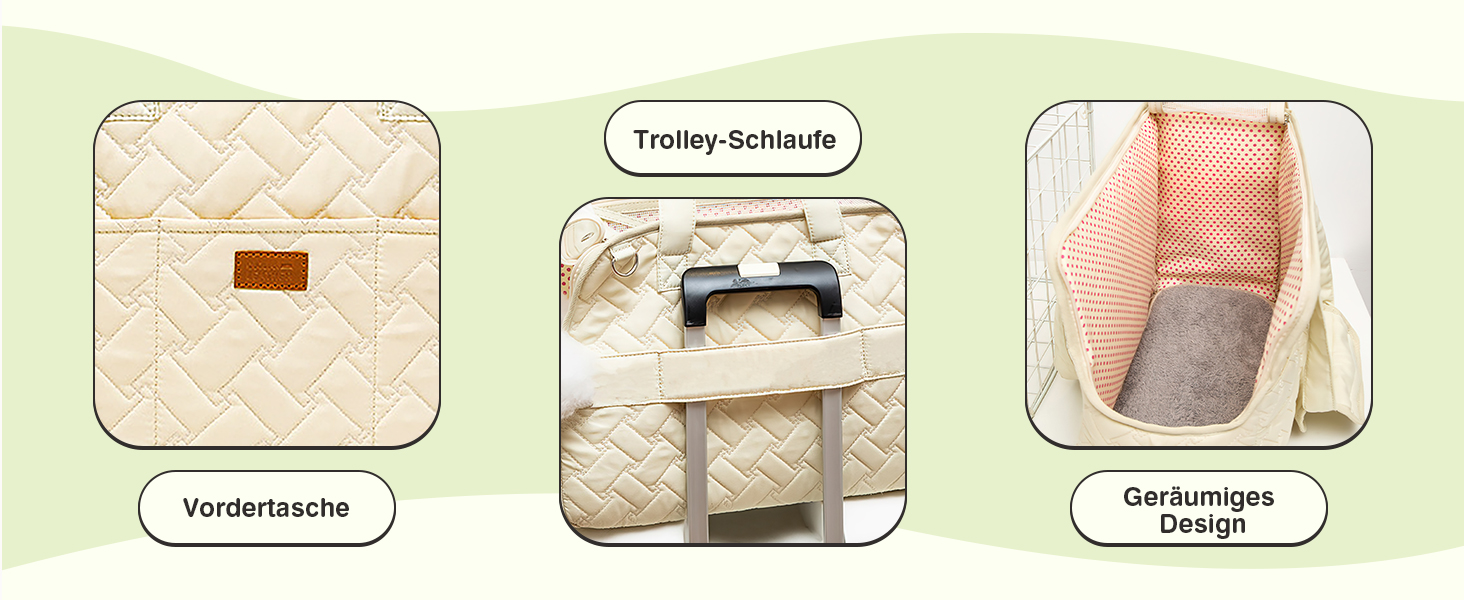 Транспортна переноска для котів та собак, переноска для тварин, сумка-переноска для собак та котів, аксесуари для подорожей, переноска для цуценят, регульований поводок (Сріблястий, L)