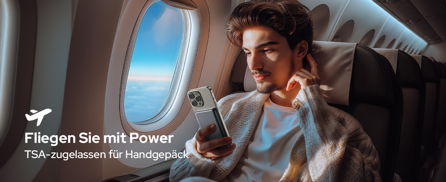 Powerbank TRKOY MagSafe 5000mAh з бездротовою зарядкою та USB-C, сірий колір, для iPhone 17/16/15/14/13/12