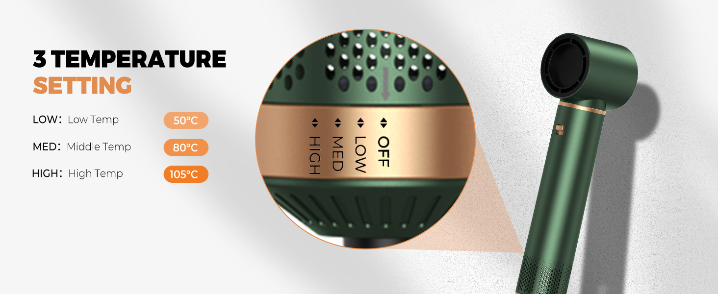 OKWRAP Haarstyler 5-в-1: Airbrush, фен, локони, випрямлення, об'єм - набір для волосся (зелений)