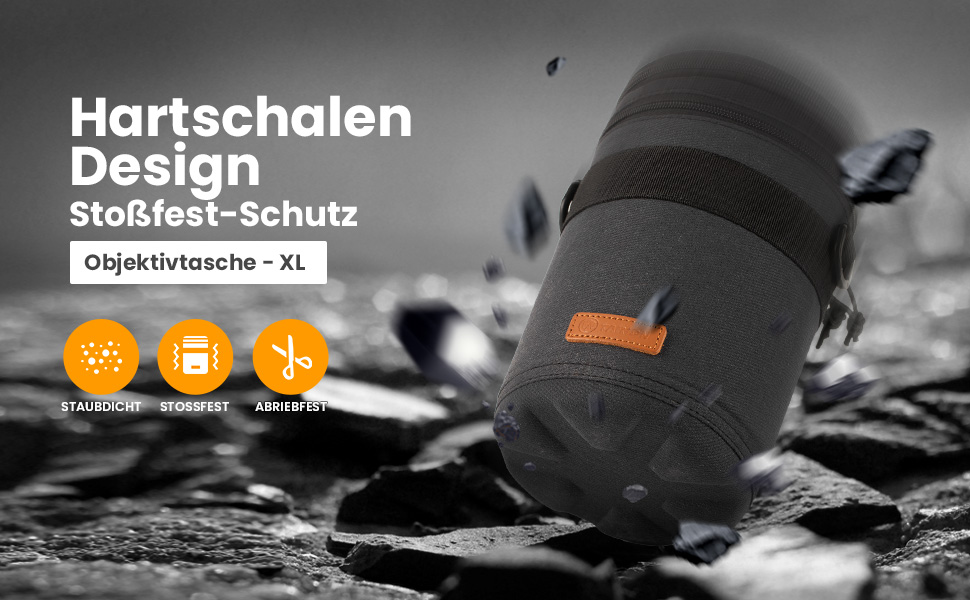 Чохол для об'єктива TARION: захисний, водонепроникний, XL, для Canon, Nikon, Pentax, Sony, Olympus