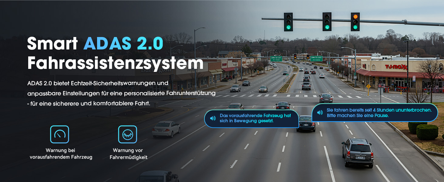 DDPAI відеореєстратор 4K Dual Starvis з AI, GPS, WiFi, 32GB, 24h парковка, дисплей IPS, (Z60)