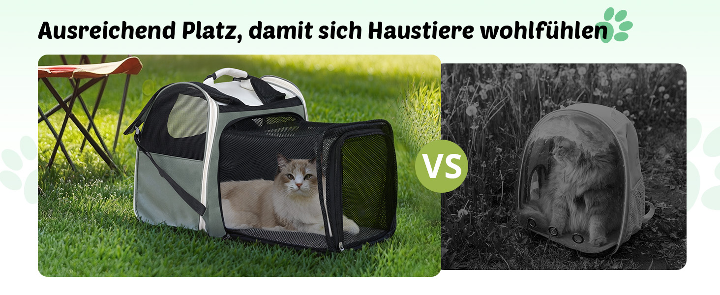 Розширюваний рюкзак для кота та собаки, переноска для тварин, рюкзак для великих котів та маленьких собак до 8 кг, переноска-рюкзак для транспортування/поїздок/кемпінгу