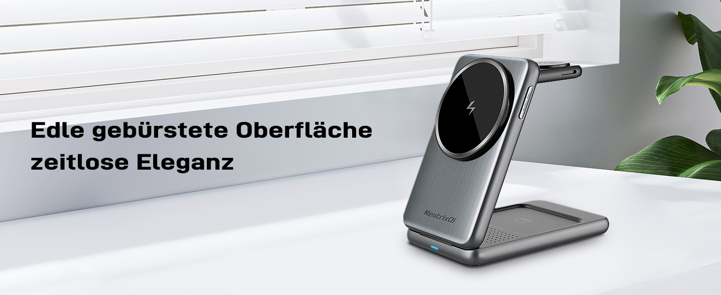 Магнітна зарядна станція 3-в-1 для Samsung Galaxy S25 Ultra/S24 з MagSafe, зарядка для годинників Galaxy Watch Ultra/8/7/6, бездротовий зарядний пристрій для подорожей (сріблястий)