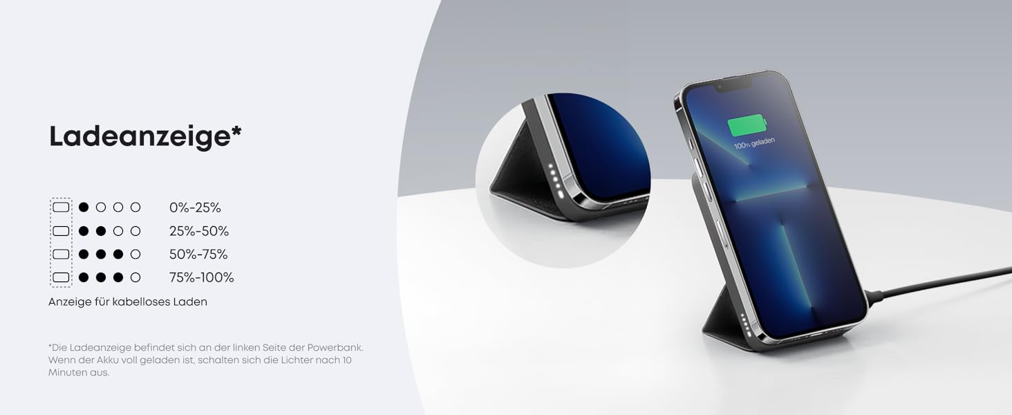 Anker MagGo Powerbank 5000mAh з магнітним кріпленням, USB-C, для iPhone 17/16/15/14/13/12, Interstellar