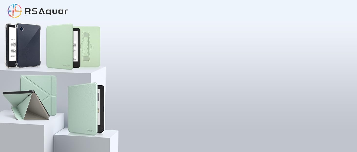 Чохол для електронної книги Tolino Shine Color/Shine 5(2024)/Shine 4(2022) & Kobo Clara Colour | BW | 2E, тонкий захисний чохол з авто-ввімкненням/вимкненням (квітка)