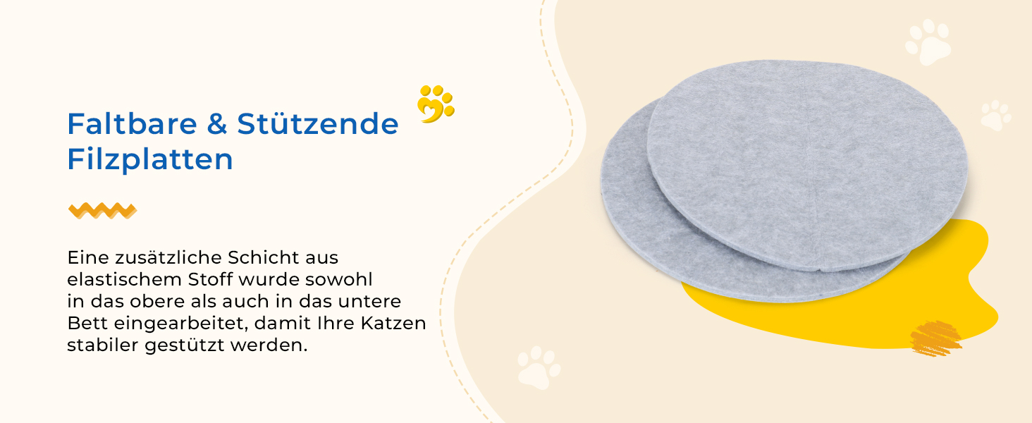 Кігтеточка-будиночок для котів Dripex з 2 поверхів, з фетру, з подушкою, 30x35x35 см (Сова)