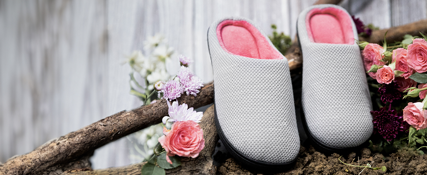 Тапочки жіночі RockDove Birdseye Knit з піною пам'яті, 36/37 EU, Аметистовий