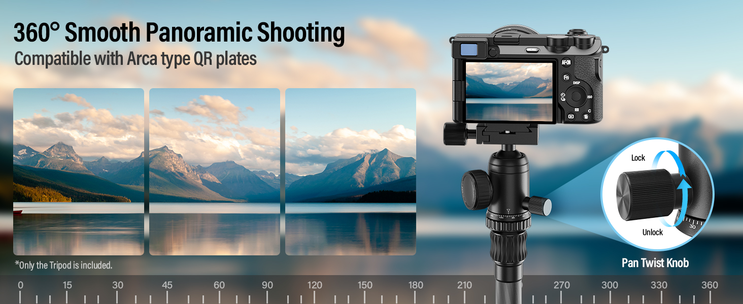 Штатив SIRUI AM-5C Carbon з кульковою головкою, 140 см, вантажопідйомність 10 кг