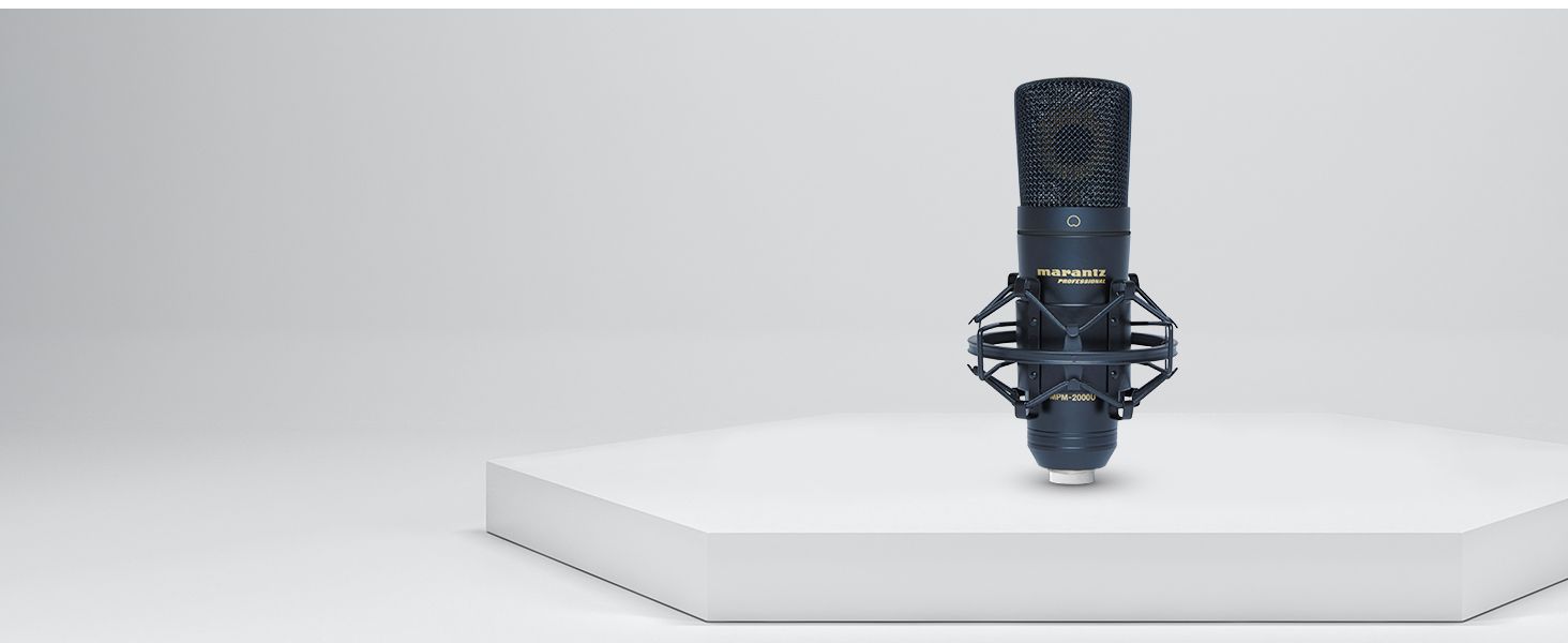 Marantz Professional MPM-1000U: USB мікрофон з великою мембраною та нирковою характеристикою для подкастів, студії та геймінгу