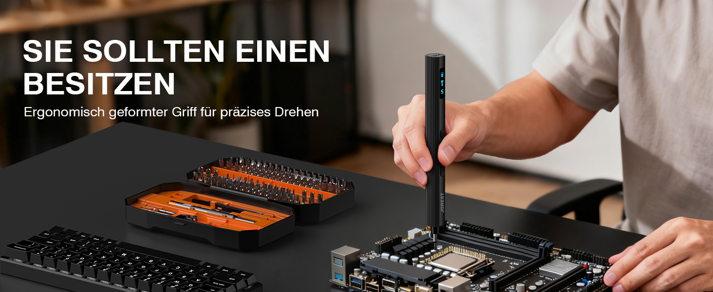 JOREST 155 в 1 Міні Електричний Набір Викруток для Ремонту Macbook, Laptop, PC, RC, PS5, Switch, Xbox, iPhone, Окуляри, Годинники